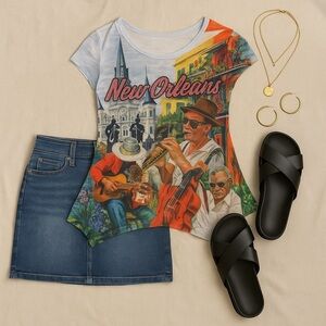 Vintage New Orleans graphic tee size M